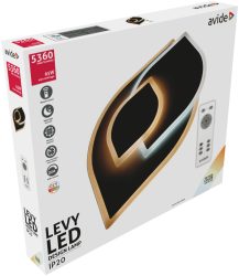 Avide Design Mennyezeti Lámpa Levy 65W(32.5+32.5) RF Távirányítóval