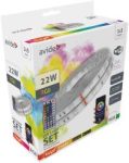   Avide LED Szalag Bliszter 12V 22W RGB 2x5m TUYA - Zene vez. + IR távirányító