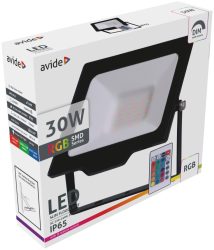 Avide LED Reflektor Slim SMD 30W RGB IR távirányítóval