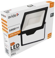 Avide LED Opál Reflektor Slim SMD 50W NW 4000K Gyorscsat.