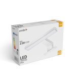   Avide LED Tükörvilágító Lámpa Szögletes Króm Műanyag 180mm NW 4000K 3.5W IP44