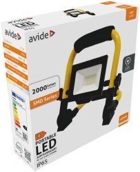 Avide LED Reflektor Slim SMD 20W állványos 1.5m NW 4000K